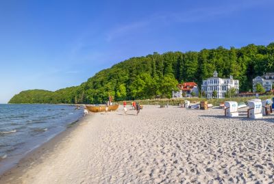 Sandstrand in Binz